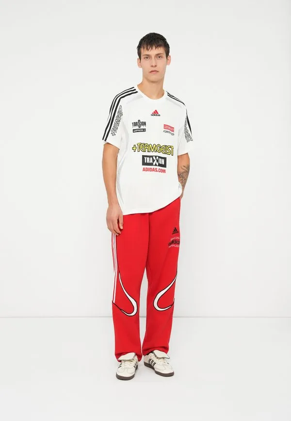 Брюки для спортивного костюма Adidas Originals, Better Scarlet/White — фото 3