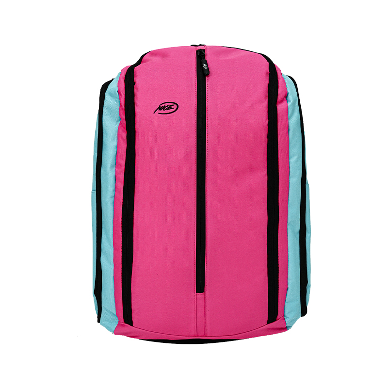 

NICEID Полиэстеровая дорожная сумка большого размера унисекс, Miami Pink Blue