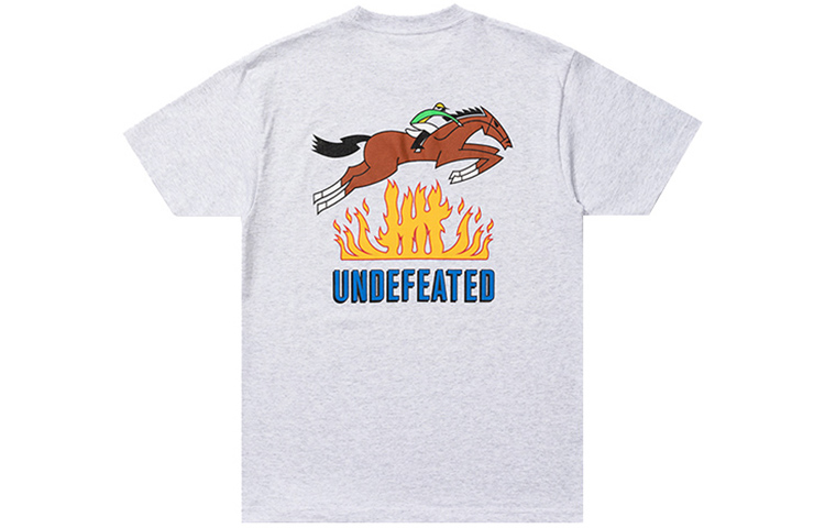 

Футболки унисекс с круглым вырезом, умеренно прямой крой Undefeated, medium серый