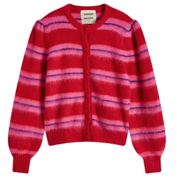 

Кардиган Cece в полоску Damson Madder, красный