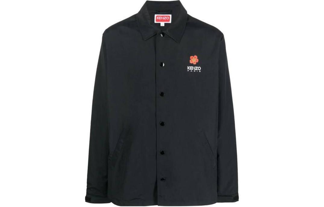 

Рубашка мужская черная Kenzo, черный
