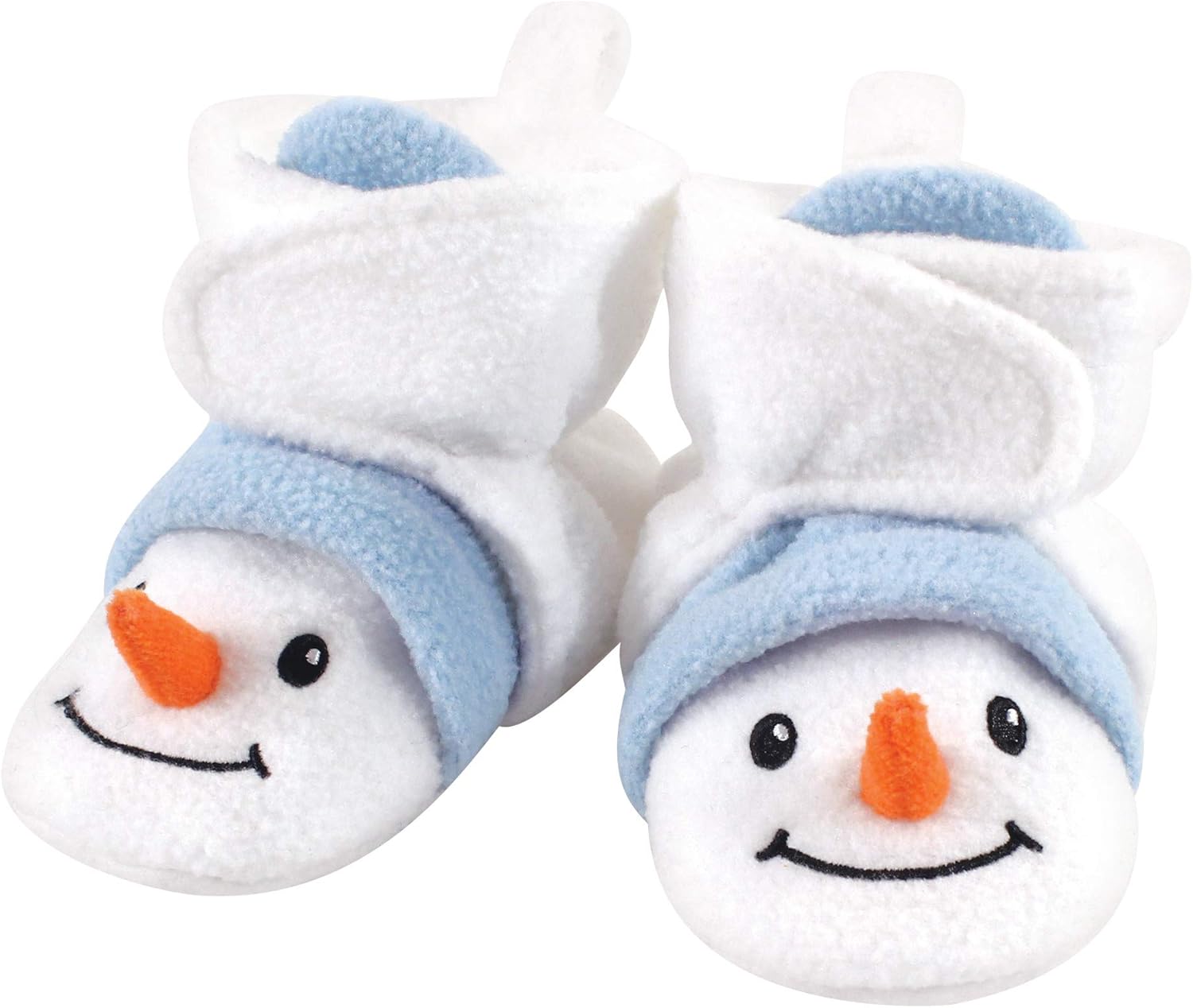 

Теплые флисовые пинетки Hudson Baby для мальчиков и девочек, Snowman
