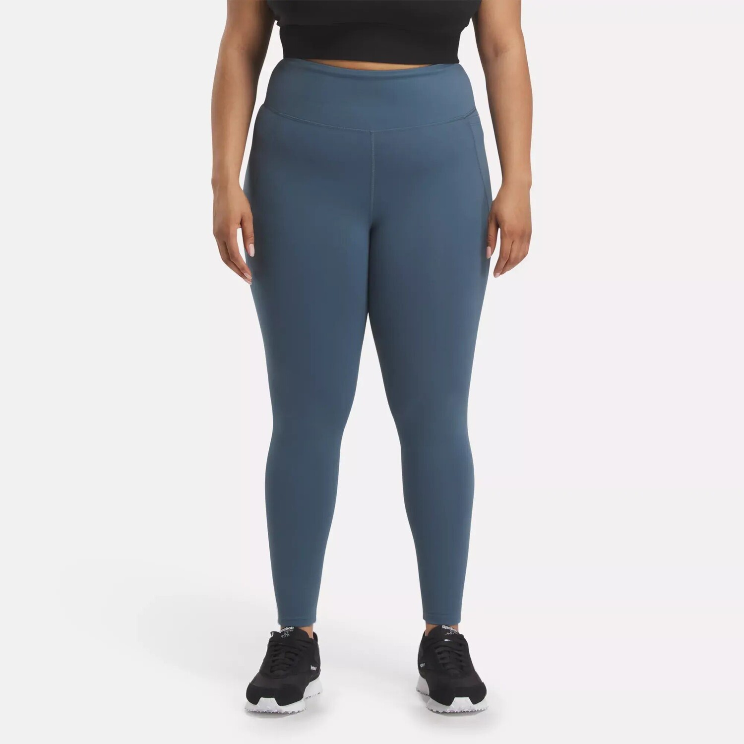 

Леггинсы Lux с высокой посадкой (большие размеры) Reebok, синий