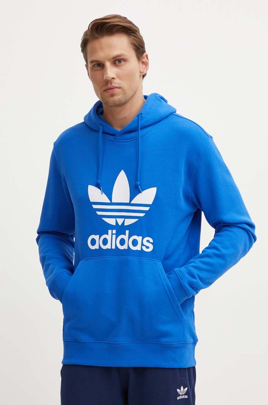 

Хлопковая толстовка adidas Originals, синий