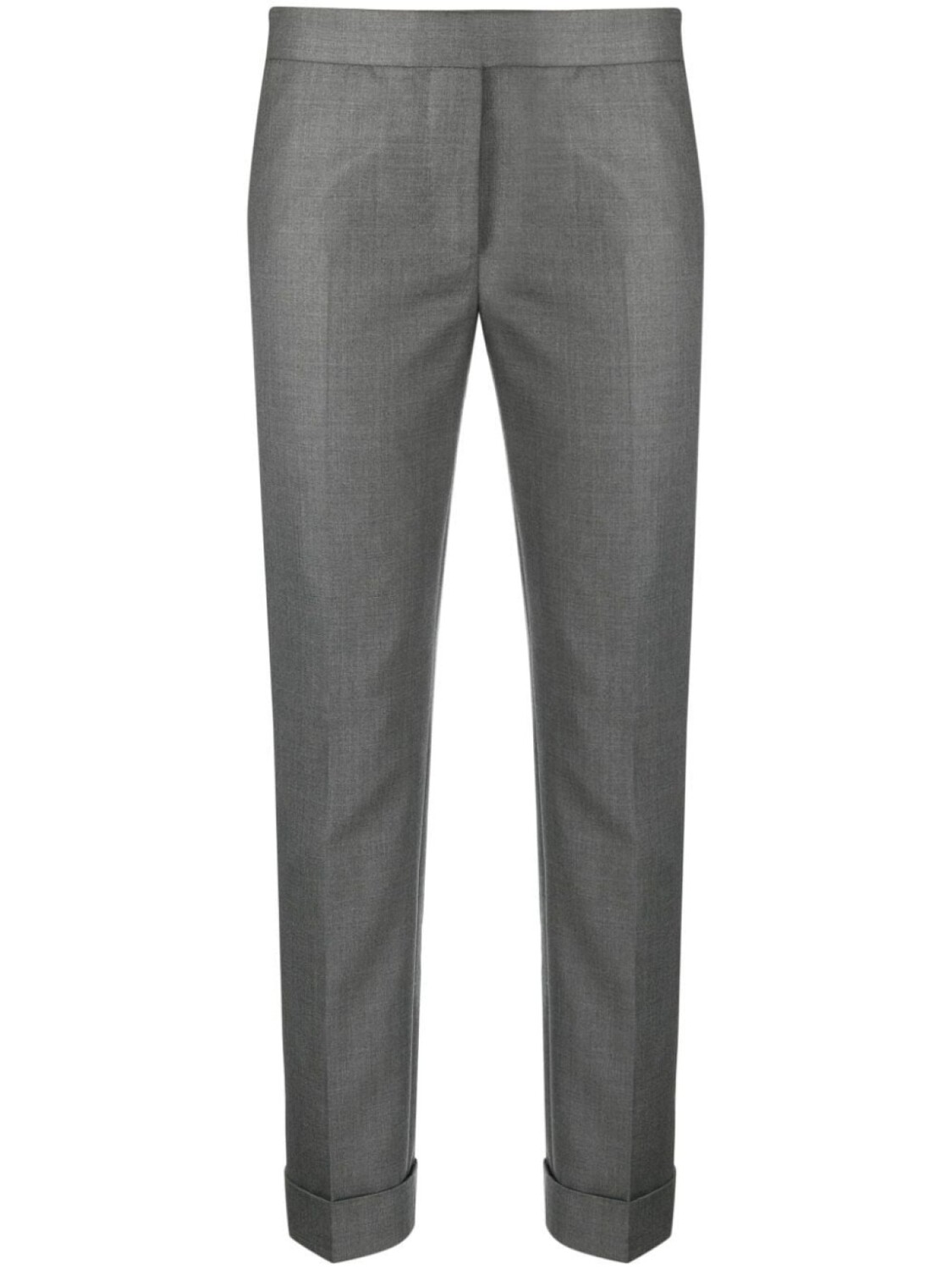 

Thom Browne укороченные шерстяные брюки Super 120s, серый