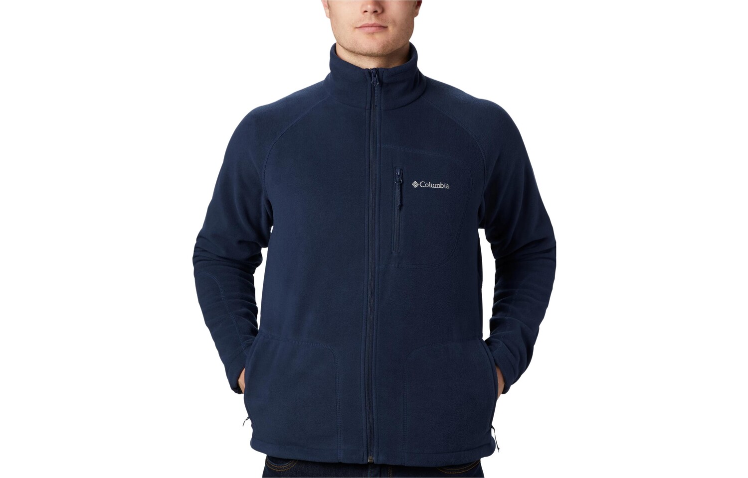

Флисовая куртка мужская, цвет морской волны Columbia, цвет Marine Blue