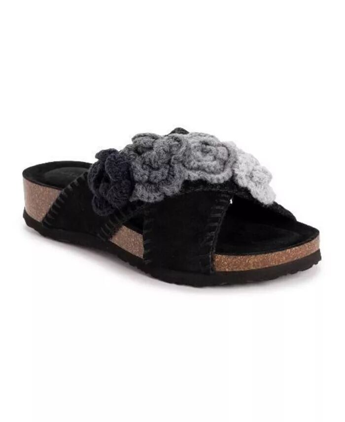 

Женские сандалии Penelope с перекрестными ремешками MUK LUKS, черный