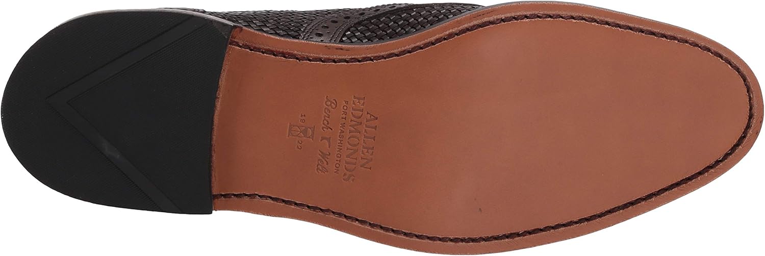 Мужские оксфорды Allen Edmonds Strand Weave, оливковый — фото 4