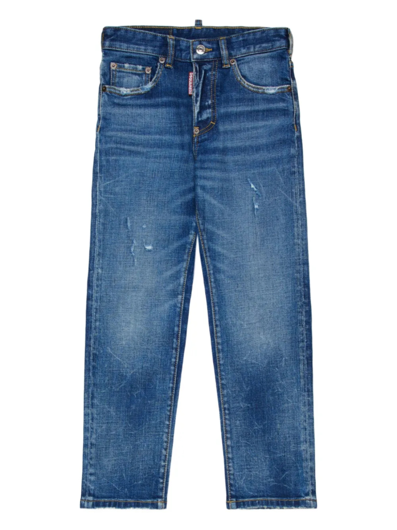 

DSQUARED2 KIDS прямые джинсы, синий