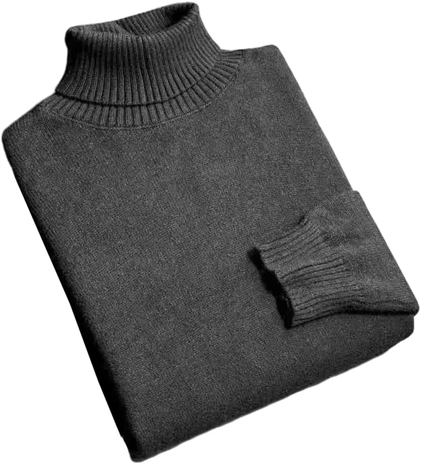 

Мужской флисовый водолазный свитер Extra Warm для зимы Slim Fit