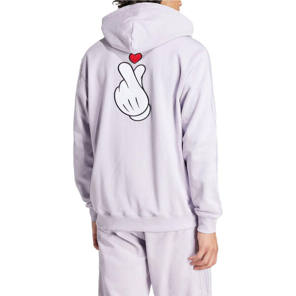 Толстовка оригиналы x disney v day fl Толстовка азиатские размеры Adidas, фиолетовый — фото 4