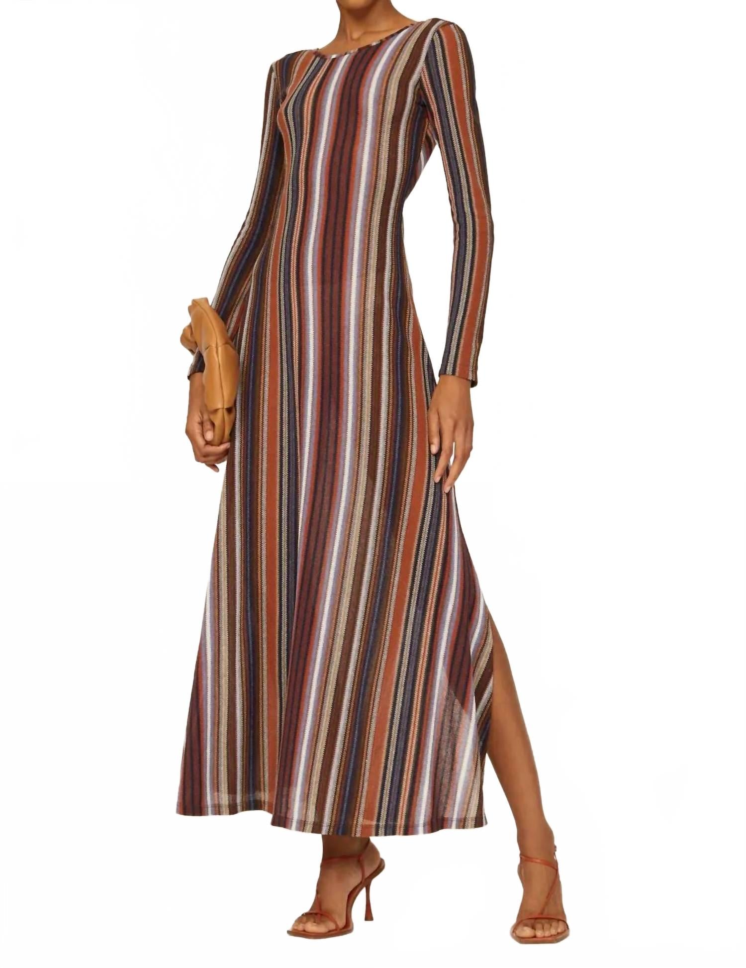 

Двустороннее платье в полоску из люрекса, радужное/разноцветное SOMETHING NAVY, rainbow/multi