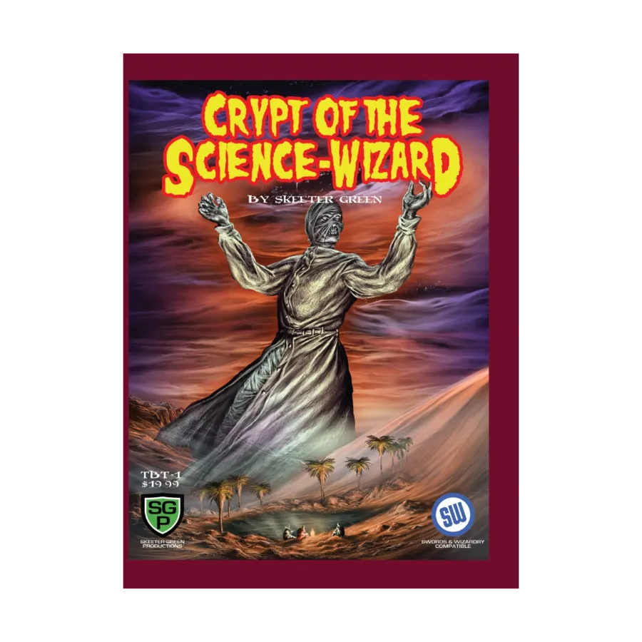 

Crypt of the Science-Wizard (Swords & Wizardry), Role Playing Games (Skeeter Green Publishing), мягкая обложка