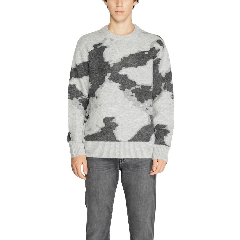 

Серый акриловый свитер Jack & Jones