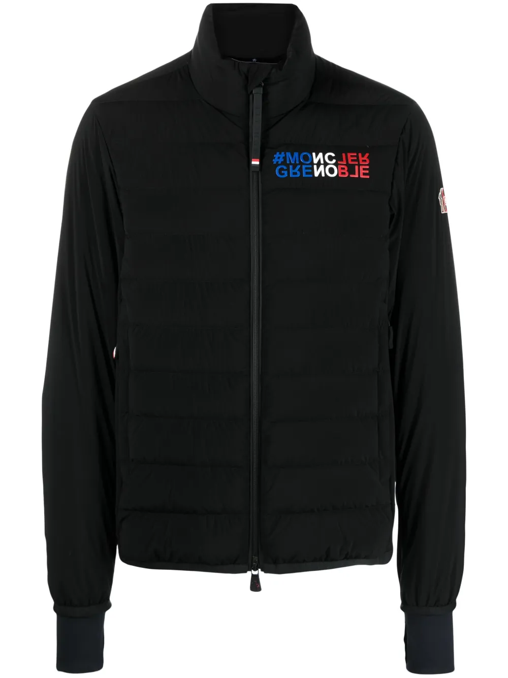 

Пуховик Crepol с тисненым логотипом Moncler Grenoble, черный