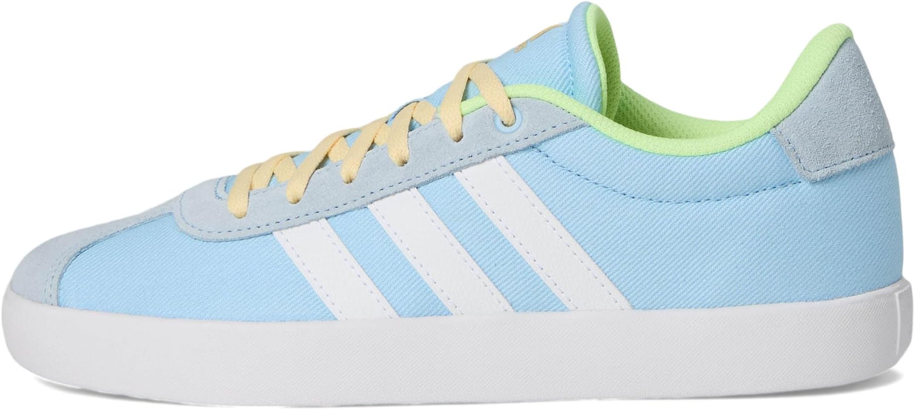 Кроссовки Adidas Kids VL Court 3.0 Shoes, Clear Sky/White/Yellow — фото 4