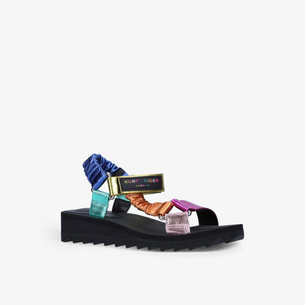 Плетеные сандалии Orion с логотипом Kurt Geiger London, цвет mult/other — фото 3