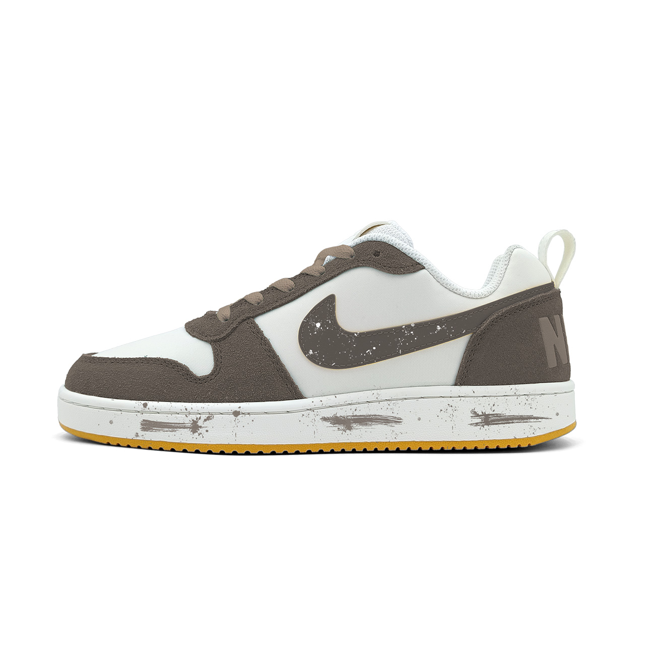 

Кроссовки для скейтбординга Court Borough Low top мужские Nike, коричневый