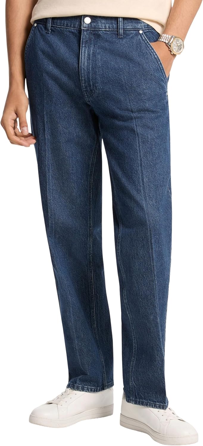 

Michael Kors мужские джинсы Finn Straight, Creased Rinse Wash