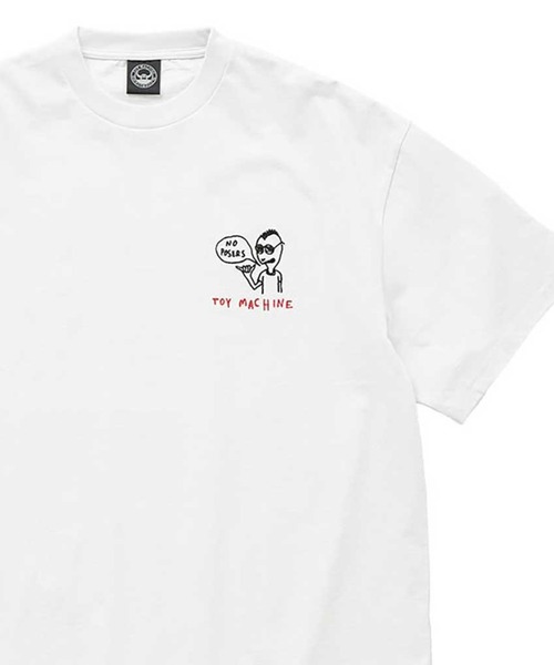 

Футболка из плотной ткани, SS TOY MACHINE, белый