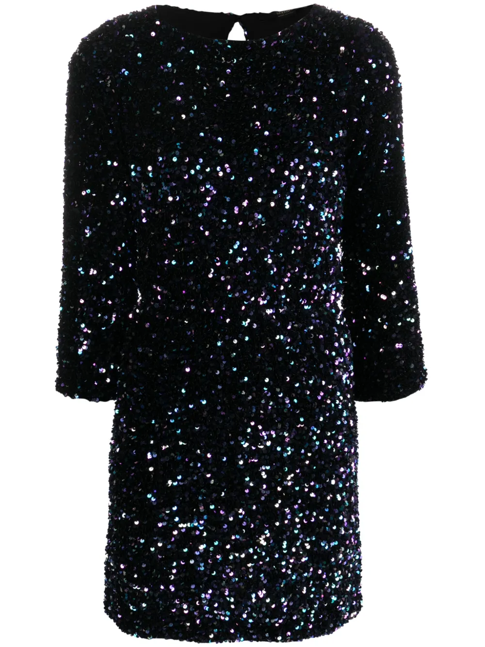 

Платье мини с пайетками Seventy, черный