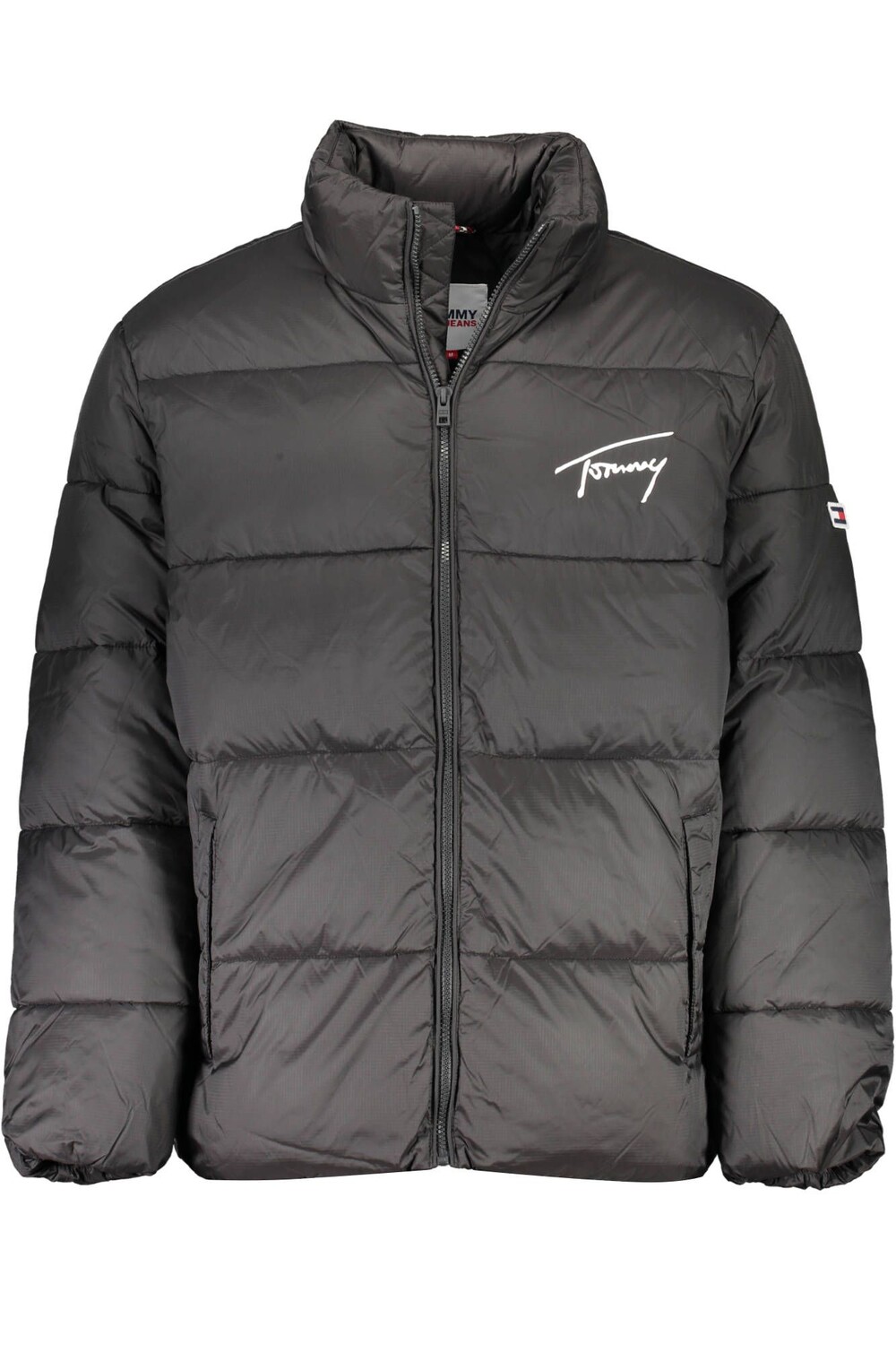 

Черная мужская куртка из полиамида Tommy Hilfiger