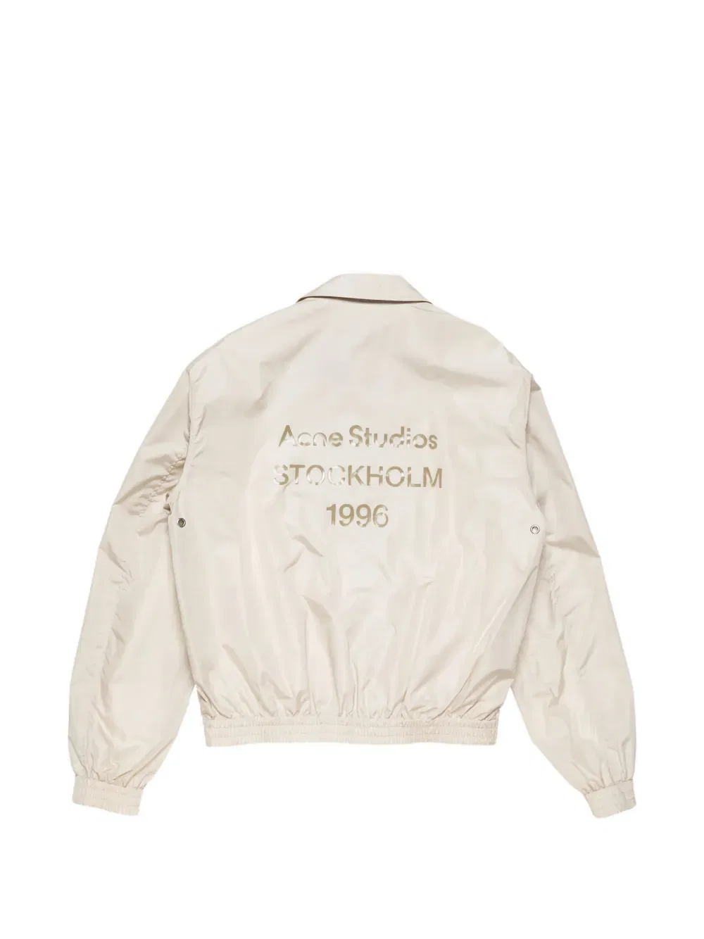 Куртка с логотипом и застежкой-молнией Acne Studios, нейтральный — фото 2