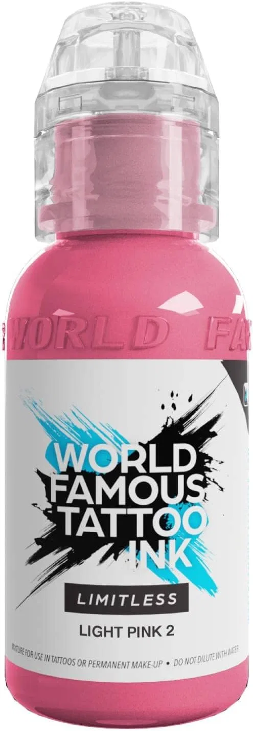 Профессиональная тату-краска «Limitless Light Pink 2» от World Famous Tattoo Ink World Famous Tattoo Ink