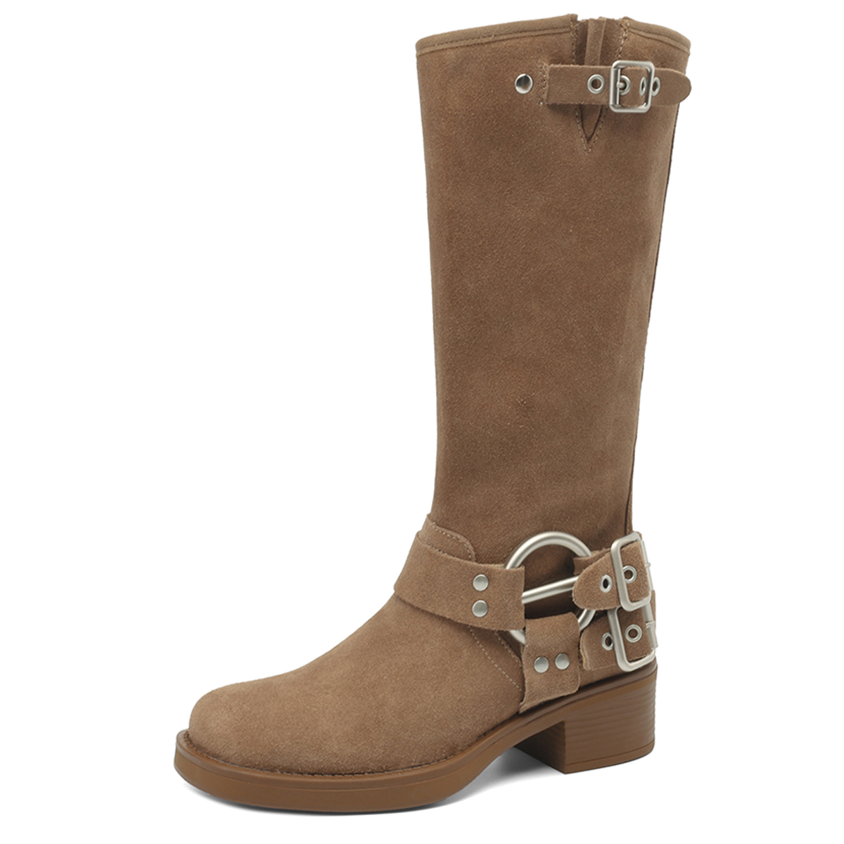 Женские сапоги в стиле вестерн D:FUSE SCANDINAVIA, Khaki