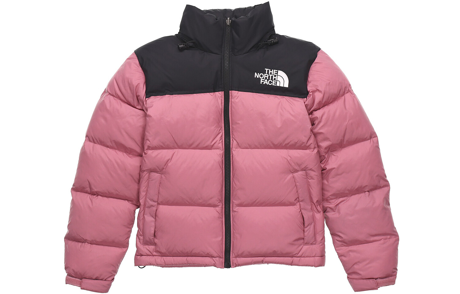 

Пуховик унисекс розово-розовый The North Face, розовый