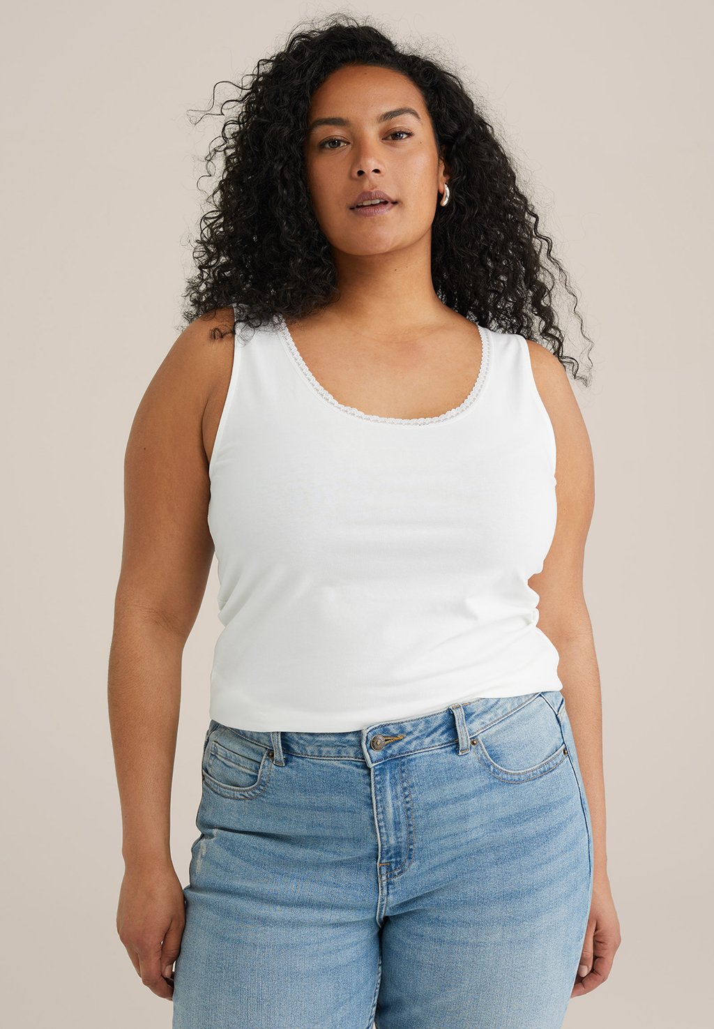 

Топ CURVE WE Fashion, белый