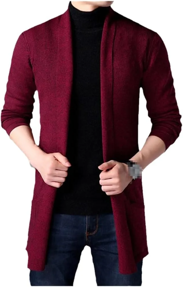 

Мужской тонкий вязаный кардиган Dvbfufv