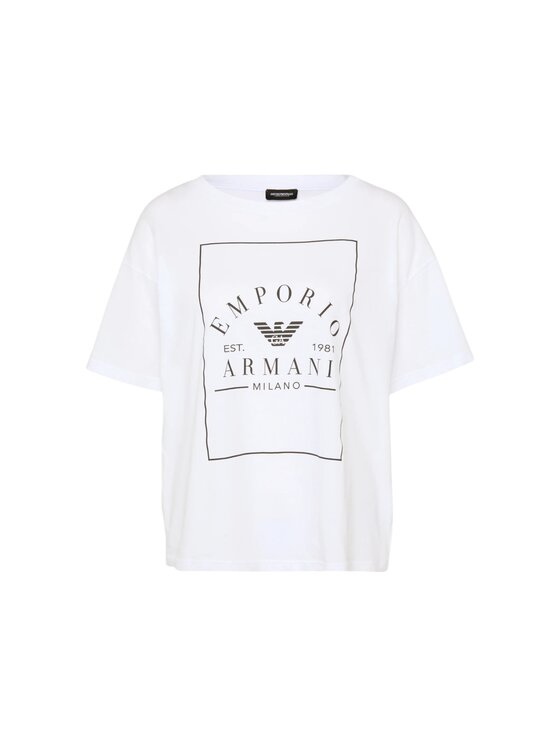 

Свободная футболка EW000553 AF10887 U0002 Emporio Armani Underwear, белый