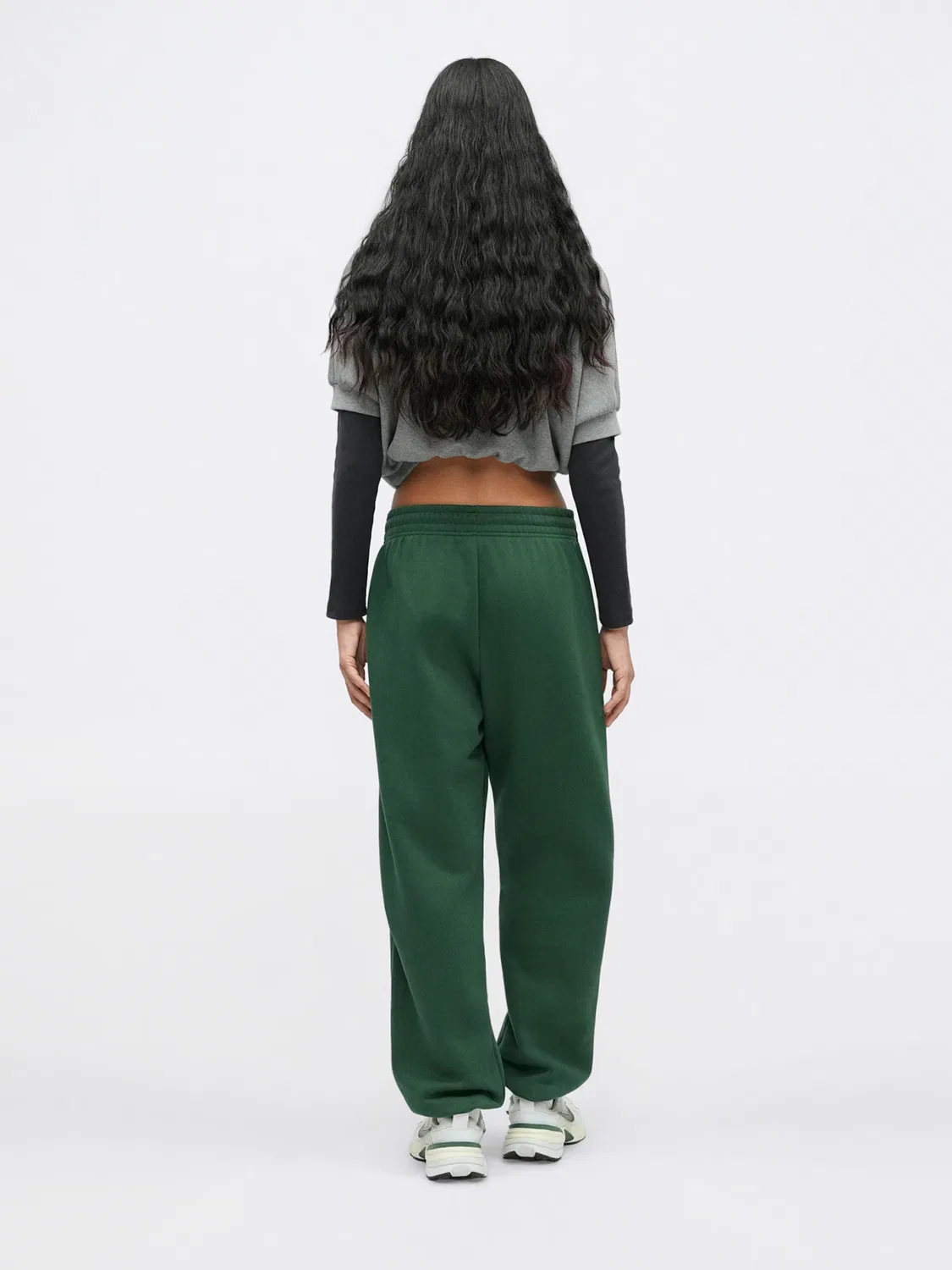 Зауженные брюки 'Феникс Флис' Nike Sportswear, Dark Green — фото 3