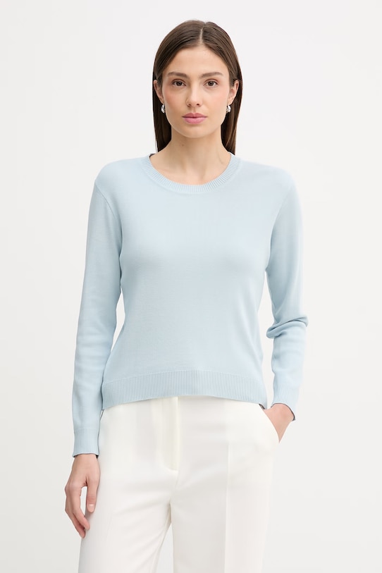 

Хлопковый свитер United Colors of Benetton, синий