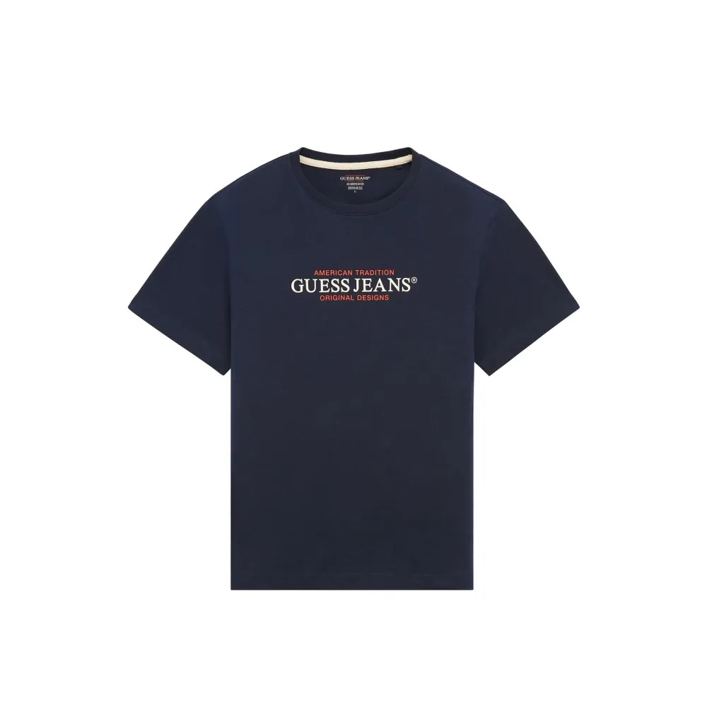

Футболка с коротким рукавом Guess Jeans Gj Cn Reg American Trad, синий
