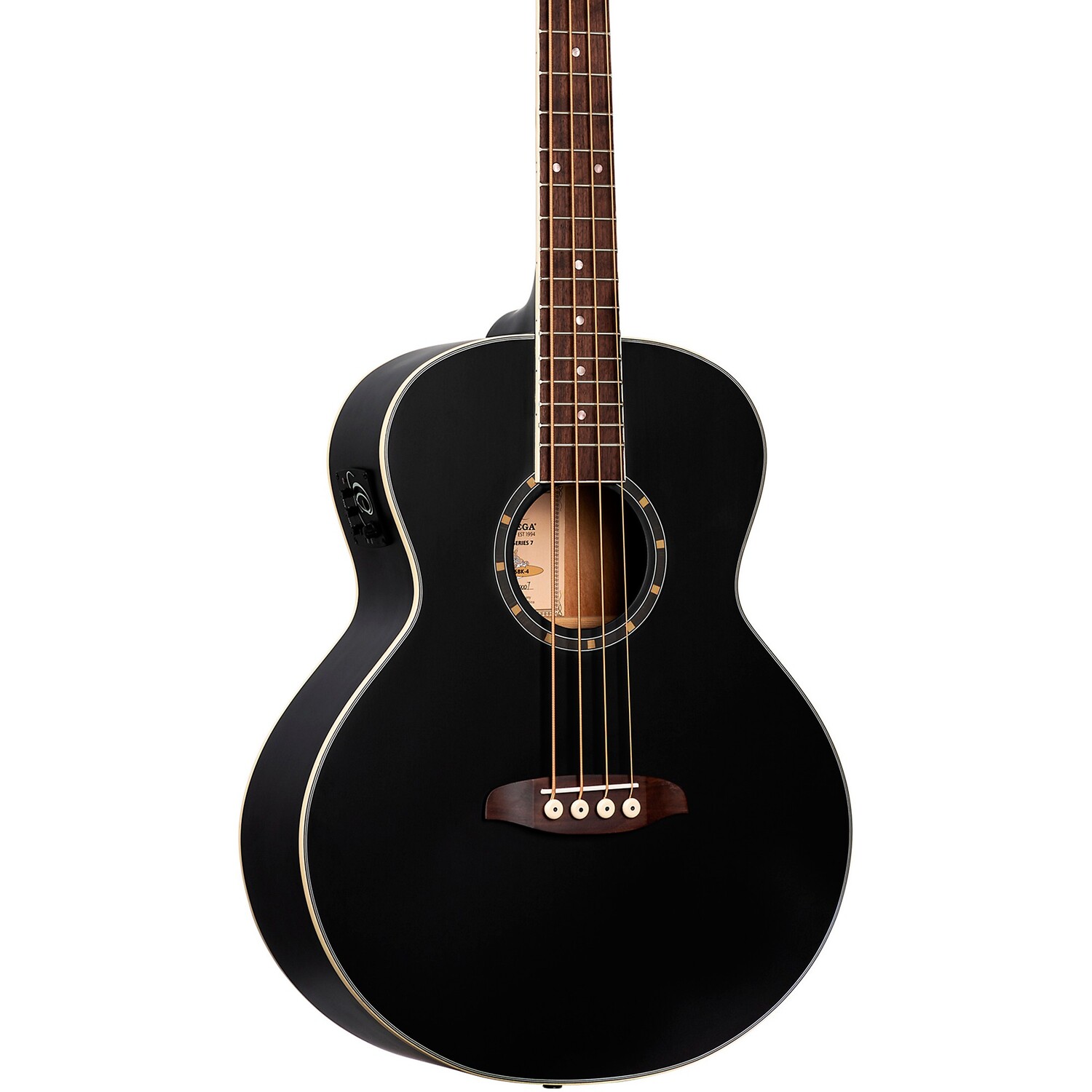 

Ortega D7E 4-струнная акустическая/электробас-гитара Satin Black