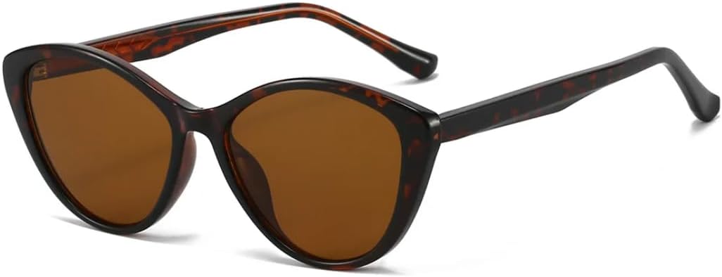 

Мужские солнцезащитные очки «кошачий глаз» с защитой от УФ-излучения UV400, модные зеленые овальные линзы, женские солнцезащитные очки в стиле панк UUPTTPL, Leopard Tea