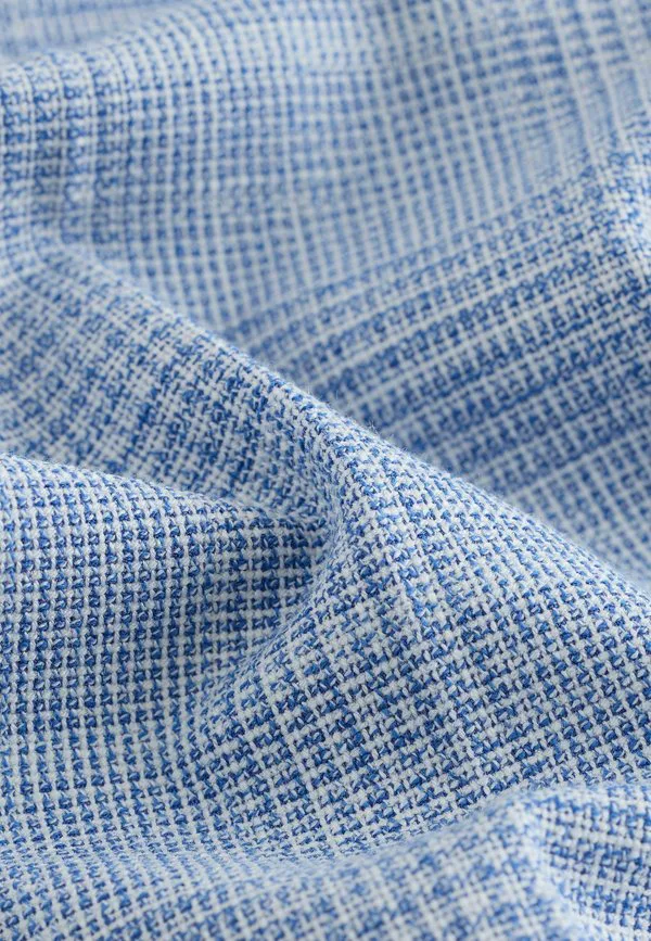 Классические клетчатые брюки от костюма Next, Light Blue — фото 3