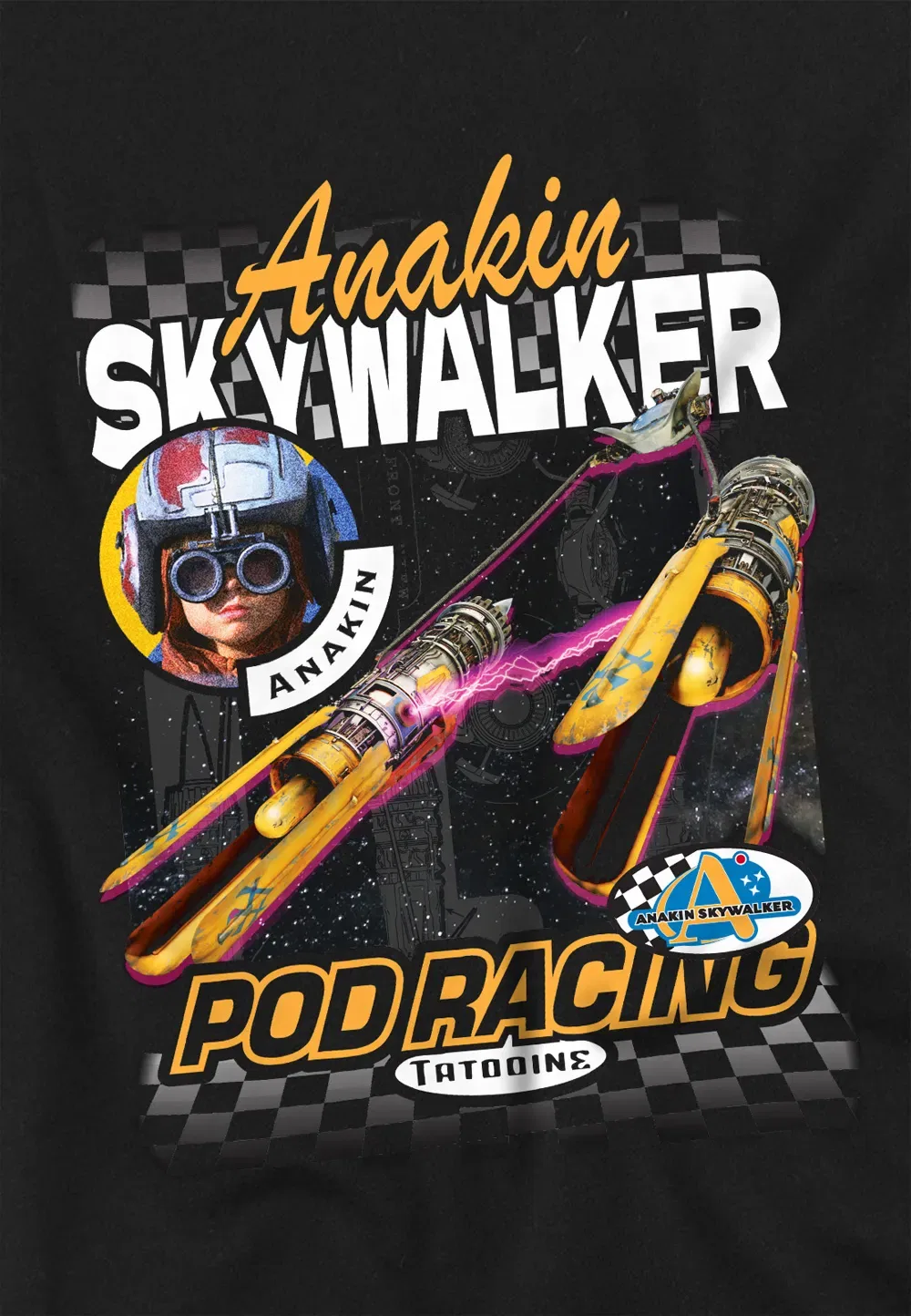 Футболка детская Anakin Skywalker Star Wars, черный — фото 2