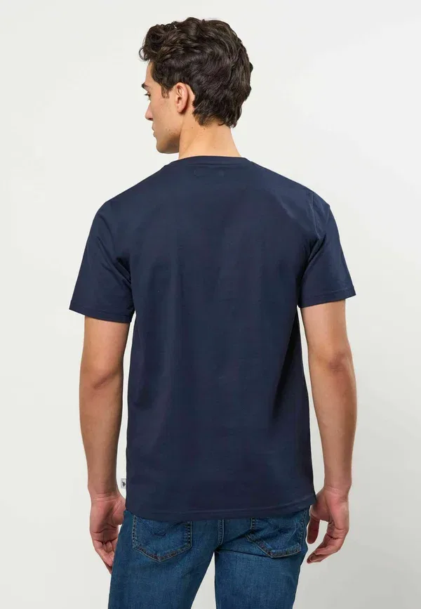 Футболка Umelias basic t-shirt U.S. Polo Assn., темный сапфир — фото 3
