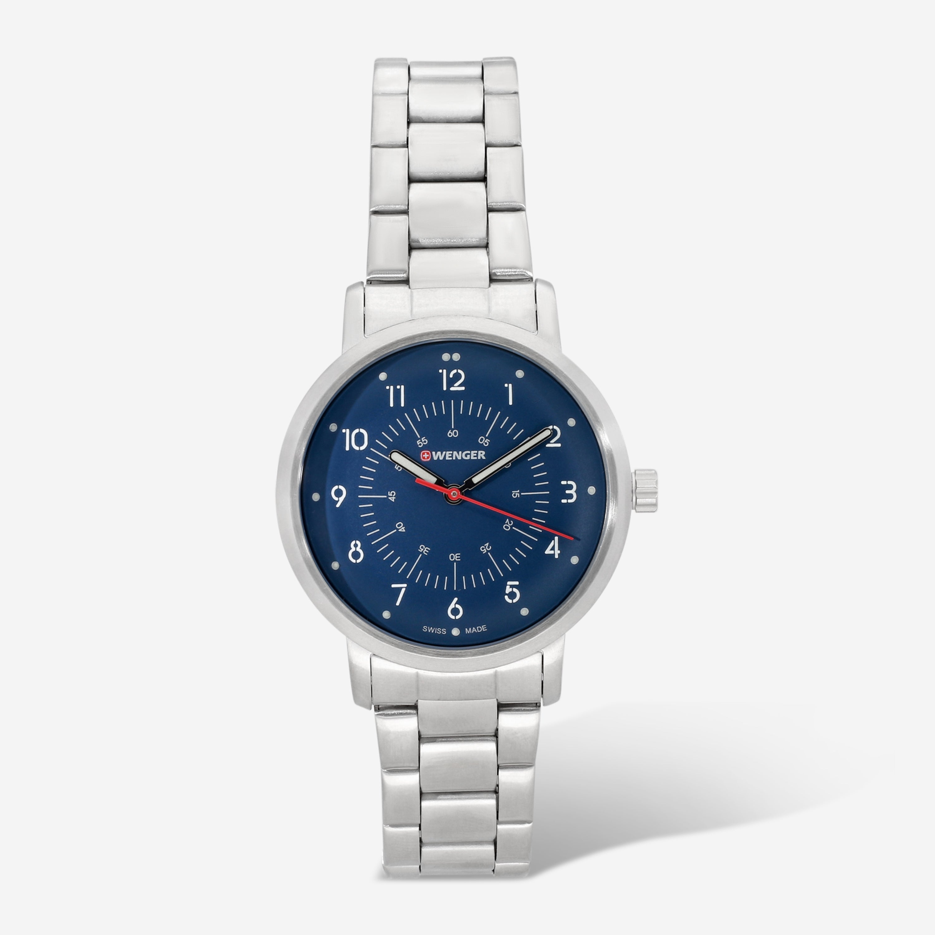 

Часы Wenger Swiss Army Ladies 01.1621.115 Avenue Blue Dial 35 мм, синий