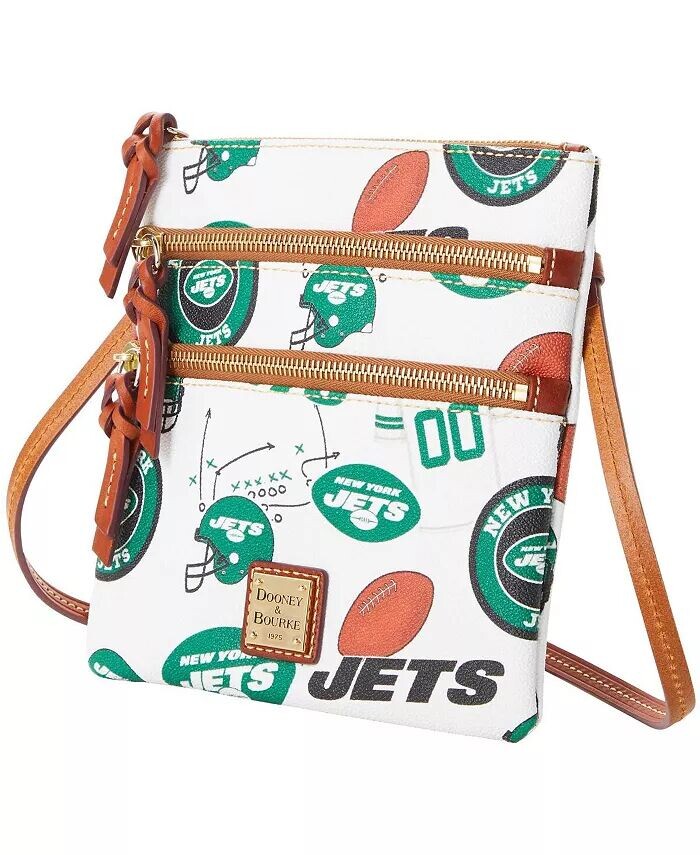 

Женская сумка через плечо New York Jets с тройной молнией Dooney & Bourke