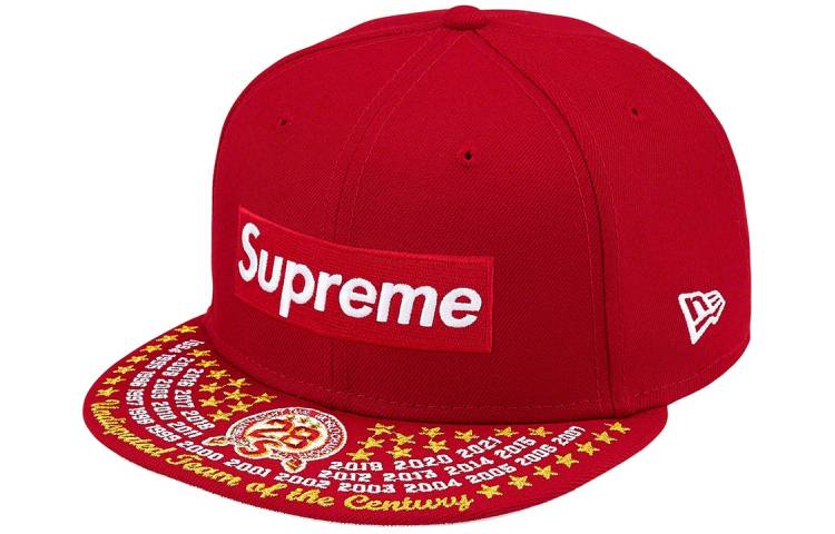 

Supreme Бейсболка с логотипом, Red