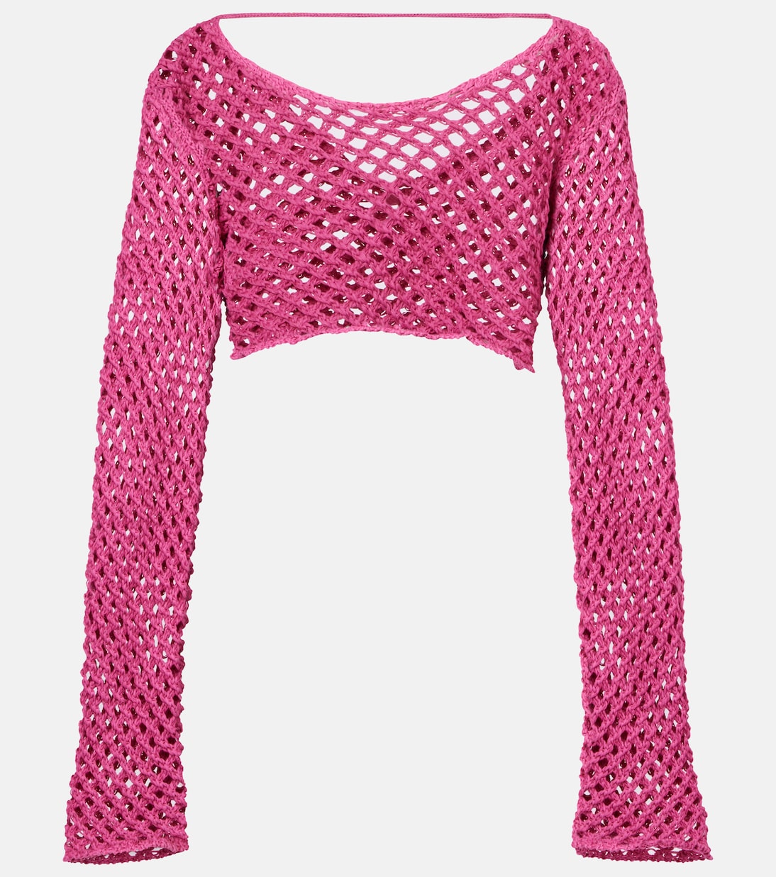 

Кроп-топ из хлопковой пряжи Magen с добавками Bananhot, Fuchsia