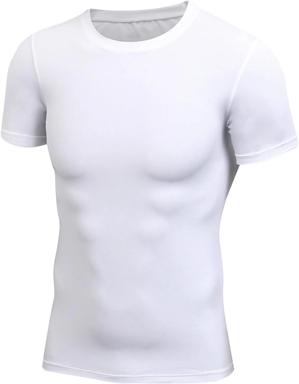 

Мужская компрессионная футболка с коротким рукавом для тренировок QUNPIU