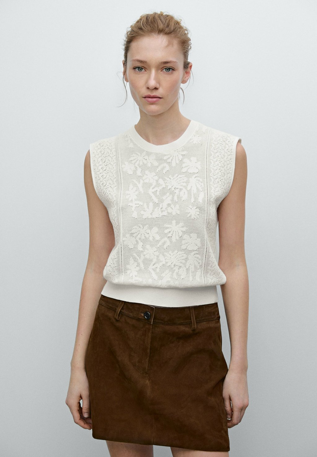 

Топ Massimo Dutti, бежевый