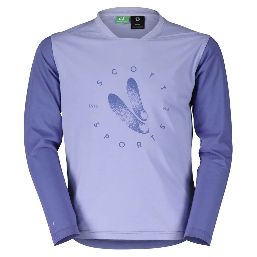 

Джерси эндуро с длинным рукавом Scott Trail Flow 20 Dri, синий