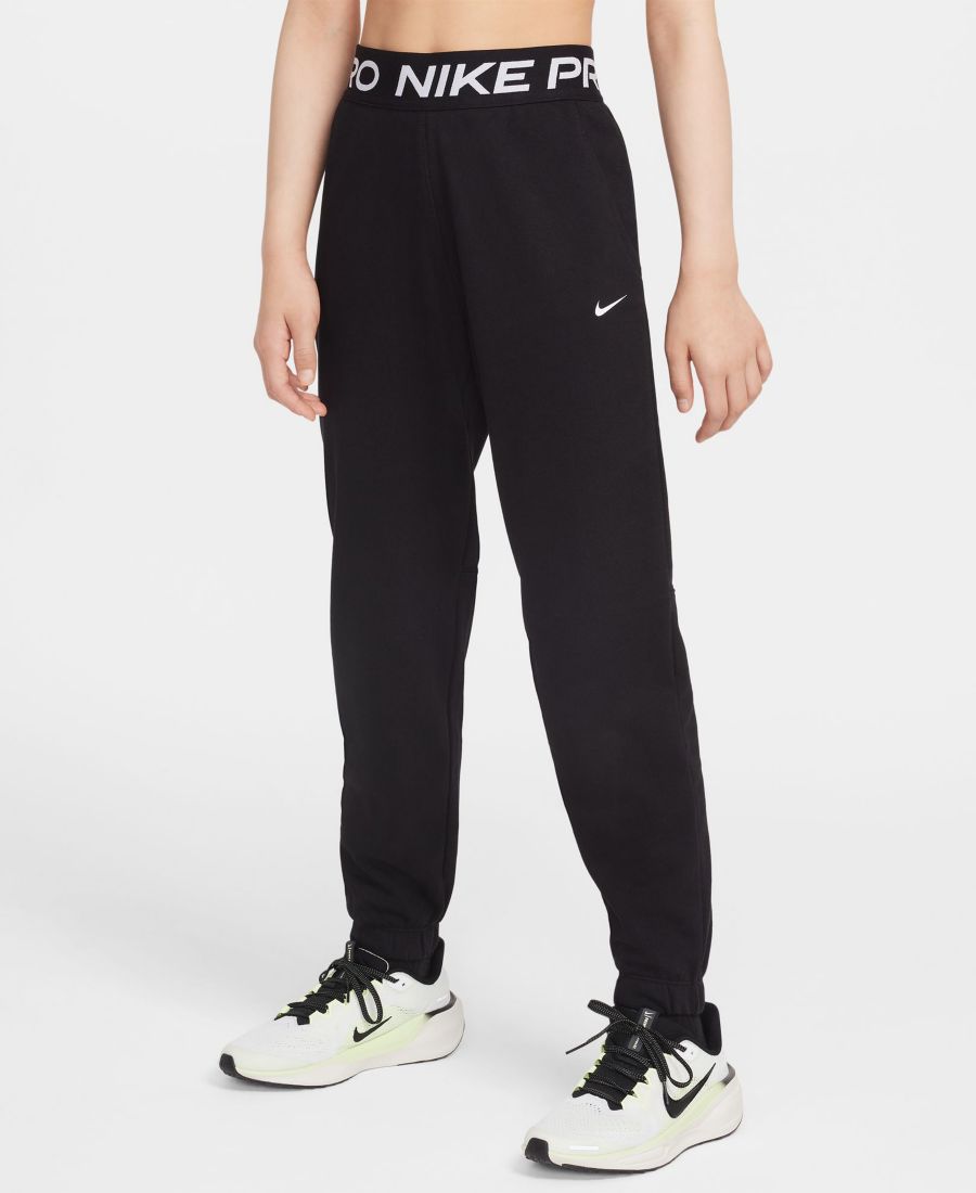 Детские флисовые спортивные брюки Dri-FIT для девочек 7-16 лет Nike, Black — фото 2