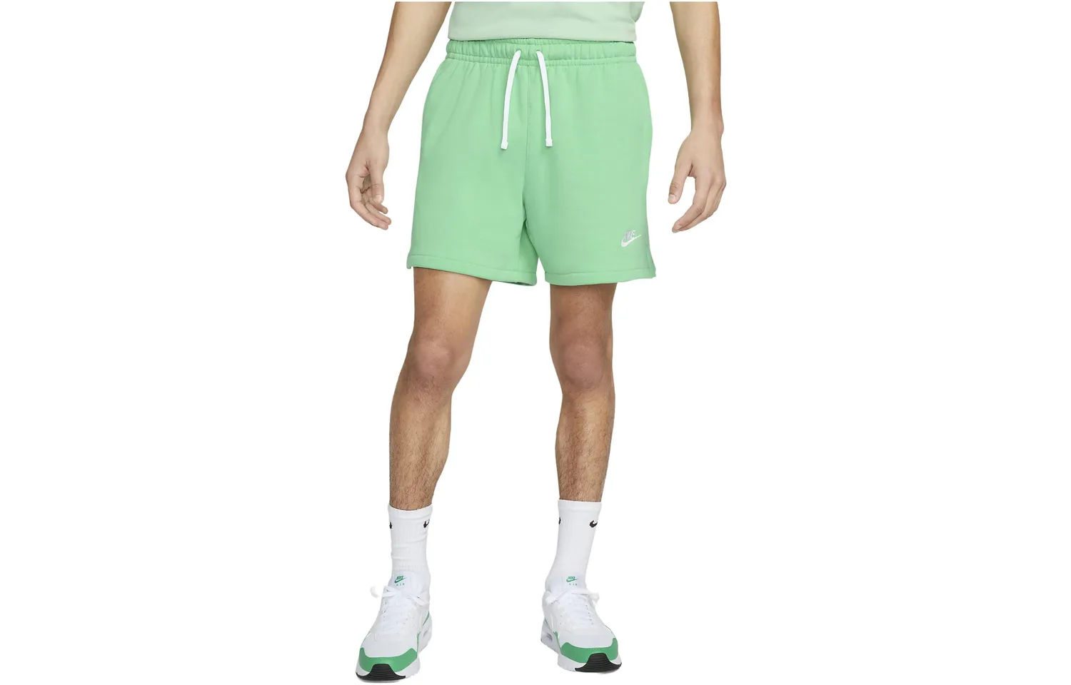 Nike Спортивные шорты мужские весенний зеленый умеренный